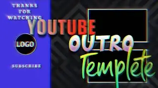 How  To Make Outro Templete/Endscreen For YouTube Video In Kinemaster|Using Pixellab|Easy To Edit
