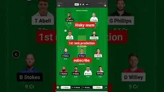 WEF VS NOS DREAM11 TODAY MATCH TEAM ll WEF vs nos Dream11 prediction team #thehundred #t10 #olympics