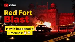 Delhi Bomb Blast Case: How the Red Fort Explosion happened! 💥 (Full Timeline) ⏰