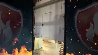 Секционные противопожарные ворота FireTechnics FT-S EI60, вертикальный монтаж, Складской комплекс