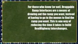 Network Addon Mod Version 33 Teaser 1: RealHighway Draggable Ramp Interfaces Extension, Part 1