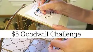 $5 Goodwill Challenge Fall 2018 | Thrift Store Makeover