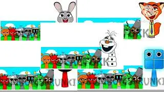 Sprunki judy hopps nick wilde olaf windows and Netflix
