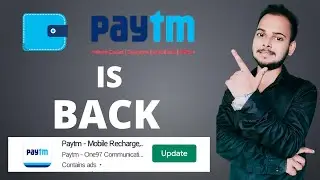 Paytm is Back in India || Paytm Remove in || (Google Play Store) || Always back