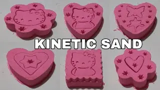 🔴 SATISFYING HELLO KITTY KINETIC SAND ASMR SOUND D45 👍❤️🙏#asmr #asmrsound #kineticsand #hellokitty