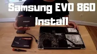 SAMSUNG EVO 860 SSD install with Mac OS HIGH SIERRA (FAST!)