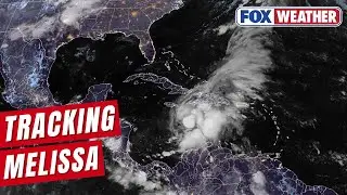 Tropical Storm Melissa 'Nearly Stationary' Ahead Of Potentially Catastrophic Flooding For Jamaica