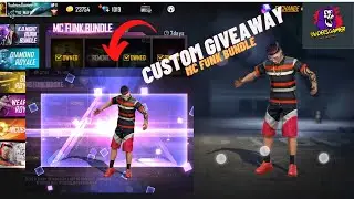 MC FUNK BUNDLE GIVEAWAY |Free Fire Custom Live Giveaway #MCFUNKBUNDLE #CustomGiveAway | YudeesGamer