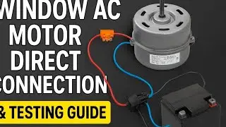 Window ac without pcb wiring process  step by step #window ac 