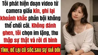 Tôi phát hiện đoạn video từ camera giấu kín ghi lại cảnh vợ tôi và cháu trai. Tôi không đánh ghen