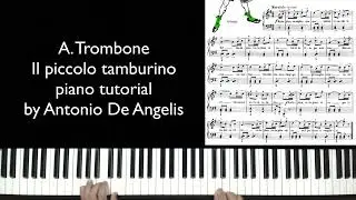 A. Trombone - Il piccolo tamburino - piano tutorial by Antonio De Angelis