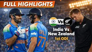 IND vs NZ 1st ODI 2026 Highlights | Last Over Thriller | India Wins 🔥