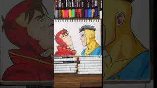 Drawing Rex Splode's Greatest Moment 😢 #invincible #drawing #shorts