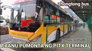 PAANU PUMONTA NG PITX GAMIT BUS VIA EDSA CAROUSEL watch full guide (pasamok tv)