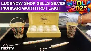 Holi | Lucknow Shop Sells Silver Pichkari Worth Rs 1 Lakh For Holi