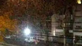 Nieve en Buenos Aires Argentina de Noche