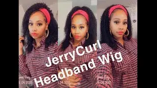 Luvme Jerry Curl headband wig