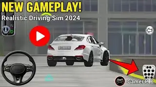 New white Mercedes g77 car drive highway game play video mobile gaming Android 
