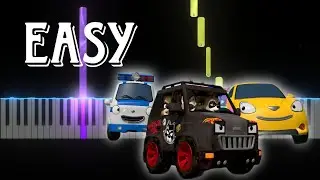 The Bad Car is Arrested | Rescue Song | Pat The Police Car | Tayo The Little Bus (Easy Pianol)