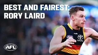 Rory Laird takes home his third Malcolm Blight Medal | Every club's best and fairest | AFL
