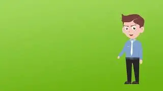 Cartoon Character Talking Green Screen | Green screen animated boy | No copyright |
