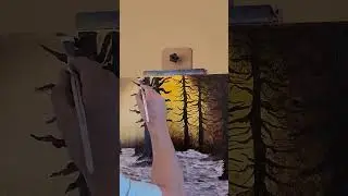 Bob Ross&rsquo; Rustic Winter Woods Oil Painting Short by Justin aka The Buff Bob Ross