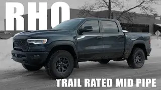 RAM RHO MRT Trail Rated Mid-Pipe Sound Test - Normal Driving vs. Wide Open Throttle