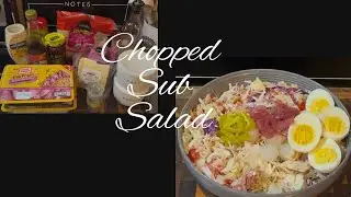 Chopped Deli Sub Salad | No Bread, All Flavor!