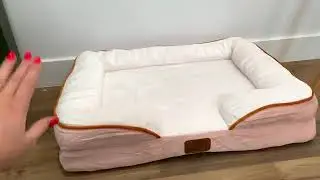 Bedsure Small Orthopedic Dog Bed | Waterproof, Washable, and Supportive Pet Couch Bed for Small Dogs