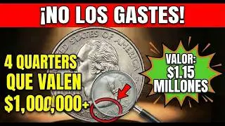 💸 &iexcl;Compru&eacute;balo ahora! 4 quarters que todav&iacute;a valen miles hoy 💰