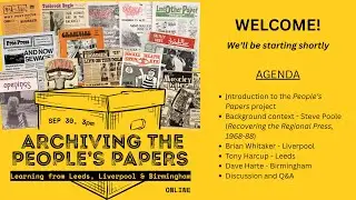 Archiving the People’s Papers: Learning from Leeds, Liverpool & Birmingham