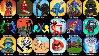 Stickman Pirates Fight,Red Stickman: Stick Adventure,Stick War: Legacy,Epic Battle Simulator