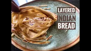 Flaky paratha | Lachha paratha | Multilayered Indian bread | Layered paratha | Cook with me #withme
