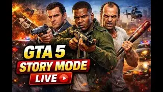 GTA 5 Story Mode LIVE Gameplay 🔴 | Michael, Franklin & Trevor | Full Game