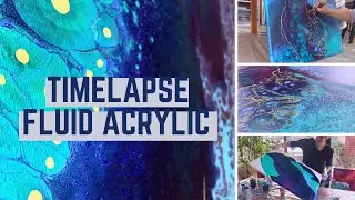 FLUID ART SPEED PAINTING 1 || peinture intuitive | 