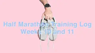Half Marathon Training Log: Weeks 10 and 11 (heart rate and socks I love)