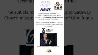 Class Action Lawsuit: TX Church Faces Allegations For Misuse of Members Tithes #texaslaw