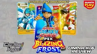 Monsta Galaxy Card | Pek Blazing Frost (Full set) | Unpack & Review | CreativeRyder 