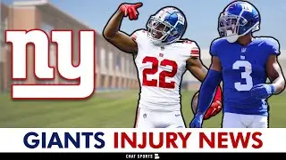 HUGE Giants Injury News via Minicamp ft. Adoree&rsquo; Jackson & Sterling Shepard