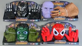 SUPERHERO AVENGERS SPIDER MAN, CAPTAIN AMERICA, HULK, BLACK PANTHER IRON MAN MASKS