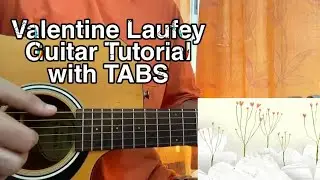 Valentine - Laufey // Guitar Tutorial + FULL TABS/All Sections