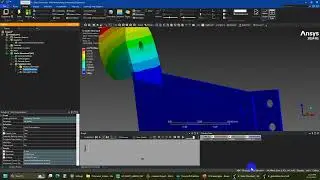 Ansys Mechanical: LCD TV bracket static structure