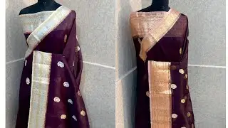 #banarasi#Kora #Silk #Sarees kalakari #Maheen work design#whatsapp 9324546827