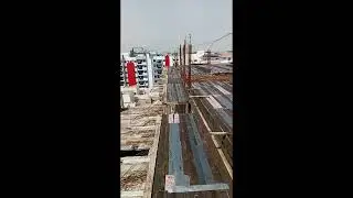 PT slab construction  all work activity 