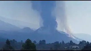 LA PALMA Vent Complex Now Strongly Active  (Sept 30 at 14:00)