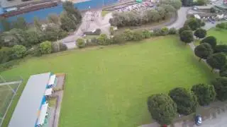 Flying over Willows High School