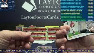 2019 Panini Unparalleled Football Hobby 8 Box Case Break #1