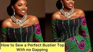 off shoulder princess dart blouse making / how to Sew off shoulder bustier