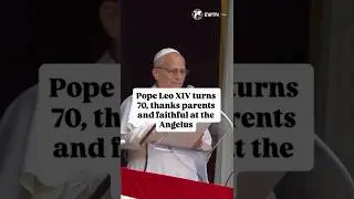 Pope Leo XIV Gives Thanks on His 70th Birthday after the Angelus prayer at the Vatican
