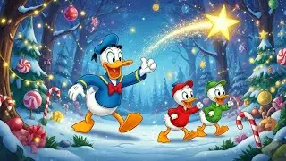 Donald Follows the Magic Star! ✨ Huey & Dewey’s Enchanted Winter Adventure | Funny Donald Animation